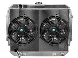 GPI Aluminum Radiator & Fans for Mitsubishi Pajero 3L NA NB NC ND NE NF NG NH NJ NK