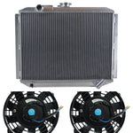 GPI Aluminum Radiator + Fan For Mitsubishi Pajero/Mentero L04-G/L041G-L049G V12V-V98W