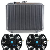 GPI Aluminum Radiator + Fan For Mitsubishi Pajero/Mentero L04-G/L041G-L049G V12V-V98W