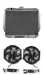 GPI Aluminum Radiator & Fans for Mitsubishi Pajero 3L NA NB NC ND NE NF NG NH NJ NK