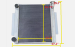 GPI aluminum alloy radiator for Toyota Celica GT TA22/TA23 2T 1.6L M/T 1973-1978 1973 1974 1975 1976 1977 1978