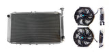 GPI NEW Aluminum Radiator&FANS FOR Nissan GQ PATROL Y60 4.2L Petrol TB42S TB42E 1987-1998 MT 1987 1988 1989 1990 1991 1992 1993 1994 1995 1996 1997 1998