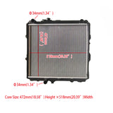 GPI Radiator For 1997-2005 Toyota Hilux LN147 LN147R LN167 LN172 3.0L Diesel H=470MM  MT 1997 1998 1999 2000 2001 2002 2003 2004 2005