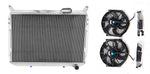 Aluminum Radiator&Fans For 1984-1989 Nissan 300ZX Fairlady Z Z31 2+2 Turbo VG30 3.0L V6  1984 1985 1986 1987 1988 1989