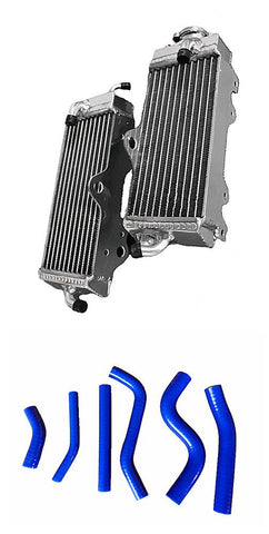 Aluminum Alloy Radiator & Hose FOR Yamaha YZ125 1993-1995,YZ250 1993-1995 1993 1994 1995,WR250 1994-1997 1994 1995 1996 1997 YZ 125 250 WR