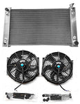 GPI 2 Row Aluminum Radiator & FANS For 1988-1999 Chevy GMC C/K 1500 2500 3500 Pickup 5.7 V8   1988 1989 1990 1991 1992 1993 1994 1995 1996 1997 1998 1999