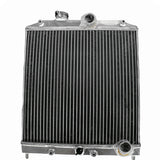 Aluminum Radiator &FAN+ Shroud for 1992-2000 Honda Civic EK EG D15 D16 B16 B18 28mm pipe 1992 1993 1994 1995 1996 1997 1998 1999 2000