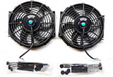 GPI Aluminum Radiator & fans FOR 1988-1995  CHEVY C/K-SERIES TRUCK 5.0L V8 AUTO AT 1988 1989 1990 1991 1992 1993 1994 1995