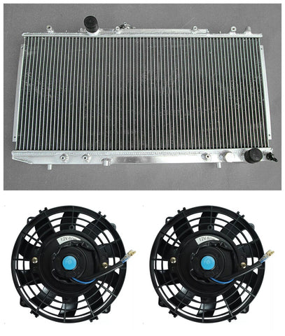 GPI aluminum radiator + FAN for For TOYOTA CELICA GT4 3S-GTE ST185 1990-1994 1990 1991 1992 1993 1994 ST185