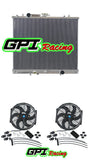GPI Aluminum Radiator & Fans for 1996-2006 Mitsubishi TRITON MK 2.8L Turbo Diesel Manual 1997 98 99 2000 01 02 03 04 2005（副本）