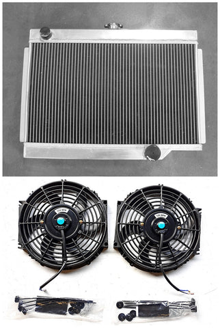 GPI 3ROW  aluminum radiator & FAN for  1962-1965 HOLDEN EJ / EH 179 2.9L L6 MANUAL  1962 1963 1964 1965