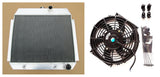 GPI 3 ROW 64MM Aluminum Radiator +16''fan for 1951-1954 CHEVY W/COOLER 1951 1952 1953 1954