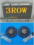 GPI Aluminum Radiator+Fans For 1989-1993 Toyota Cressida MX83 7M-GE I6 3.0L  1989 1990 1991 1992 1993 AT