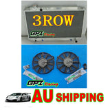 GPI Aluminum Radiator+Fans For 1989-1993 Toyota Cressida MX83 7M-GE I6 3.0L  1989 1990 1991 1992 1993 AT