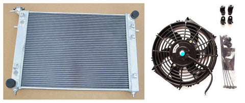 Aluminum Radiator &fan FOR 1988-1997 Holden Commodore VN VG VP VR VS V6 3.8L AT/MT 1989 1990 1991 1992 1993 1994 1995 1996'