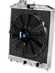 GPI Aluminum Radiator  +FAN for 1992-2000 Honda CIVIC EG EK B16 B18 1992 1993 1994 1995 1996 1997 1998 1999 2000