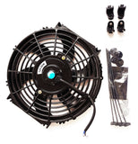 GPI 2X 7" 7 inch Universal Electric Radiator/Intercooler COOLING Fan +mounting kit