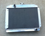 3ROW Aluminum Radiator &FAN FOR 1971-1976 DATSUN 180B Manual 1971 1972 1973 1974 1975 1976