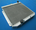 GPI 3 Row Aluminum Radiator & Shroud Fan For Ford Falcon XY/XW 302/250 V8/L6 AT/MT 1969-1972 AT 1969 1970 1971 1972