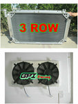 GPI Aluminum radiator & SHROUD+FANS FOR NISSAN PATROL GQ SAFARI 2.8 & 4.2LT DIESEL Y60