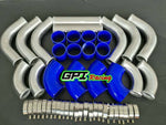 GPI 3" 76mm 12PCS  Aluminum Universal Intercooler Turbo Piping pipe Kit