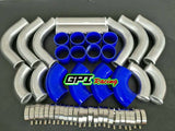 GPI 3" 76mm 12PCS  Aluminum Universal Intercooler Turbo Piping pipe Kit