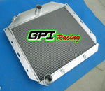 ALUMINUM Radiator &fan FOR 1951-1957 International Harvester Truck  1951 1952 1953 1954 1955 1956 1957