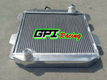 GPI Aluminum Radiator &Fan FOR FORD CAPRI II MK1 2600/2800 V6 LHD 1971-1977 1971 1972 1973 1974 1975 1976 1977