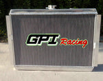 GPI new  aluminum Radiator & fan for Mitsubishi Starion MT MANUAL 1982-1987 1983 1984 1985 1986 1987