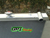 GPI 52MM aluminum radiator & shroud & ２× FANS for Nissan 180SX S13 CA18DET CA18 1.8L Turbo 1988-1994 1988 1989 1990 1991 1992 1993 1994