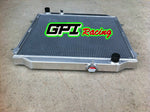 GPI Aluminum radiator & FAN  For TOYOTA Hilux Surf KZN185 3.0L Diesel 1996-2002  Manual 1996 1997 1998 1999 2000 2001 2002