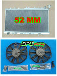 GPI Aluminium Radiator & FANS For 1990-2001 Nissan N14 GTIR SR20DET Pulsar N15  1990 1991 1992 1993 1994 1995 1996 1997 1998 1999 2000