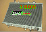 3ROW Aluminum Radiator &fan FOR FORD Capri SA SB Turbo 1989-1995 1989 1990 1991 1992 1993 1994 1995