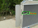 GPI 3ROW Aluminum RADIATOR +fan for Holden Kingwood Torana HG HQ HJ HX HZ V8 253 308