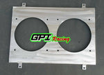 GPI Aluminum Radiator Shroud  &fan FOR Nissan Silvia S13 SR20DET 1989-1994 1989 1990 1991 1992 1993 1994 MT