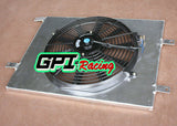 GPI Aluminum Radiator &Shroud +fan +HOSE for Holden V8 Commodore VG VL VN VP VR VS AT/MT 1988-2000 1988 1989 1990 1991 1992 1993 1994 1995 1996 1997 1998 1999 2000