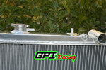 GPI 52MM aluminum RADIATOR & shroud& fan FOR NISSAN SKYLINE S13 CA18 R32 RB20