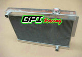 GPI Aluminum Radiator & FANS for Holden Torana LJ LC LH LX V8 with chev engine Manual MT