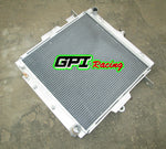 GPI Aluminum Radiator +Shroud +Fan Fits Toyota Land Cruiser HZJ70/HZJ73/HZJ77 1HZ 4.2L DIESEL