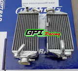GPI Aluminum radiator &blue HOSE for Honda CRF250R CRF 250R CRF250 14 2014 2015 2016