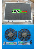 GPI GPI Racing Aluminum Radiator& 2× fans for Nissan Pintara Skyline R31 AT/MT