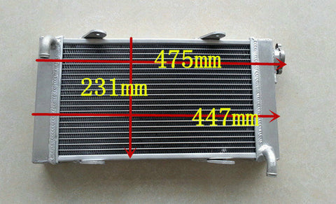 GPI 4CORE 50 mm aluminum alloy radiator Go Kart go-kart karting 17.6" x 9" x 2.1"