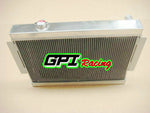 GPI Aluminum Radiator & FANS for Holden Torana LJ LC LH LX V8 with chev engine Manual MT