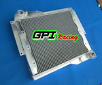 56MM Heavy-Duty Aluminum Alloy Radiator +Fan For 1973-1976 MG MGB GT V8 1974 1975