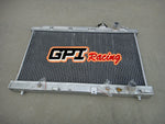 GPI Aluminum  Radiator +FAN FOR Honda Integra Acura DC2 B18 GSR RS LS 1994-2001 1994 1995 1996 1997 1998 1999 2000 2001