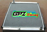 Aluminum Radiator +fan fits 1997-2005 TOYOTA Hilux LN147 LN167 1KZ-TE 3.0L Engine Turbo Diesel 1997 1998 1999 2000 2001 2002 2003 2004 2005
