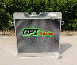 56mm custom aluminum radiator +FAN for ALFA ROMEO GT 1972-1977 1972 1973 1974 1975 1976 1977 Manual