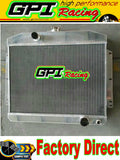 GPI 62MM Mercury W/Chevy 350 5.7 V8 M/T 1949 1950 1951 aluminum radiator & FAN for