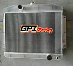 GPI 62MM Mercury W/Chevy 350 5.7 V8 M/T 1949 1950 1951 aluminum radiator & FAN for