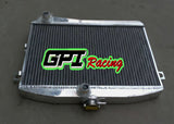 GPI Aluminum radiator +FAN for Volvo Amazon P1800 B18 B20 engine GT M/T 1959-1970 1959 1960 1961 1962 1963 1964 1965 1966 1967 1968 1969 1970